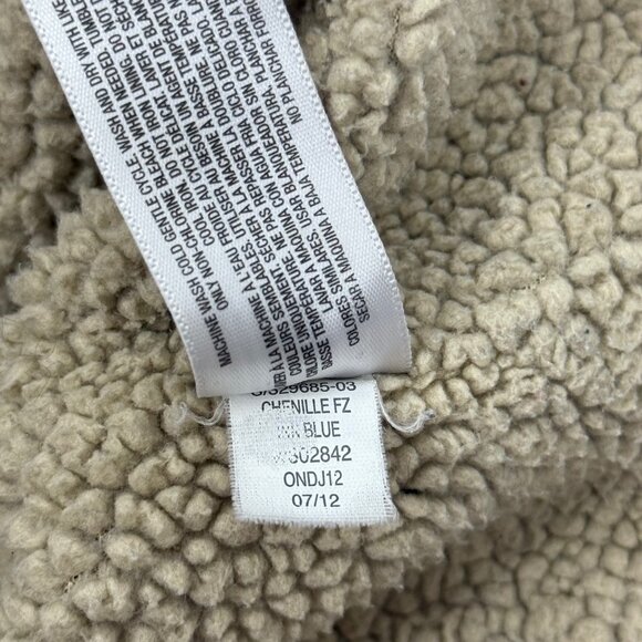 Old Navy Full Zip Hoodie Sweatshirt Mens Size Large Navy Blue Hooded Faded - Picture 8 of 10